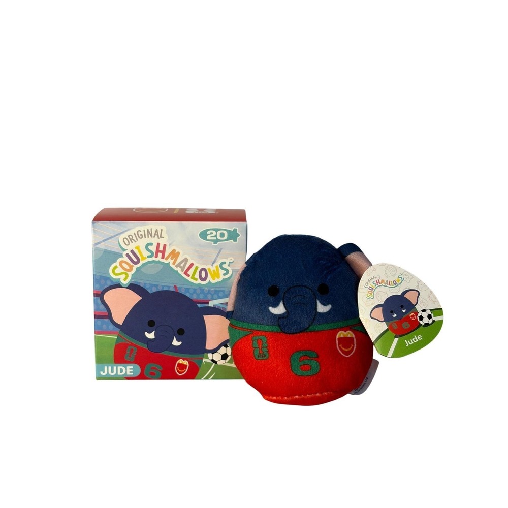 McDonalds Happy Meal toy Squishmallows #20 Jude FIFA Soccer Plush with Box